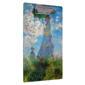 Monet Woman Parasol Impressionismus Klemmbrett (Rechts)