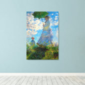 Monet Woman Parasol Impressionismus Leinwanddruck (Insitu (Holzboden))