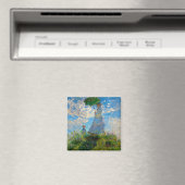 Monet Woman Parasol Impressionismus Magnet (In Situ (Geschirrspüler))