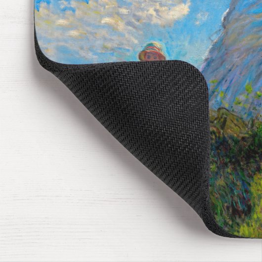 Monet Woman Parasol Impressionismus Mousepad (Ecke)