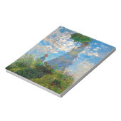 Monet Woman Parasol Impressionismus Notizblock (Rotiert)