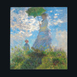 Monet Woman Parasol Impressionismus Notizblock<br><div class="desc">Claude Monet Impressionismus Meisterwerk - Die Frau mit einem Parosol wurde 1875 vom französischen Impressionisten Claude Monet gemalt. Es zeigt eine Frau mit Sonnenschirm und ein kleines Kind, die Madame Monet und ihr Sohn ist. Dieses impressionistische Gemälde ist eines der berühmten Gemälde Monets, das eine schöne Landschaft mit leuchtend blauem...</div>