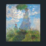 Monet Woman Parasol Impressionismus Notizblock<br><div class="desc">Claude Monet Impressionismus Meisterwerk - Die Frau mit einem Parosol wurde 1875 vom französischen Impressionisten Claude Monet gemalt. Es zeigt eine Frau mit Sonnenschirm und ein kleines Kind, die Madame Monet und ihr Sohn ist. Dieses impressionistische Gemälde ist eines der berühmten Gemälde Monets, das eine schöne Landschaft mit leuchtend blauem...</div>
