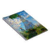 Monet Woman Parasol Impressionismus Notizblock (Rechte Seite)
