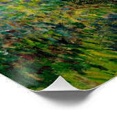 Monet Woman Parasol Impressionismus Poster (Ecke)