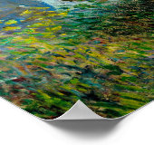 Monet Woman Parasol Impressionismus Poster (Ecke)