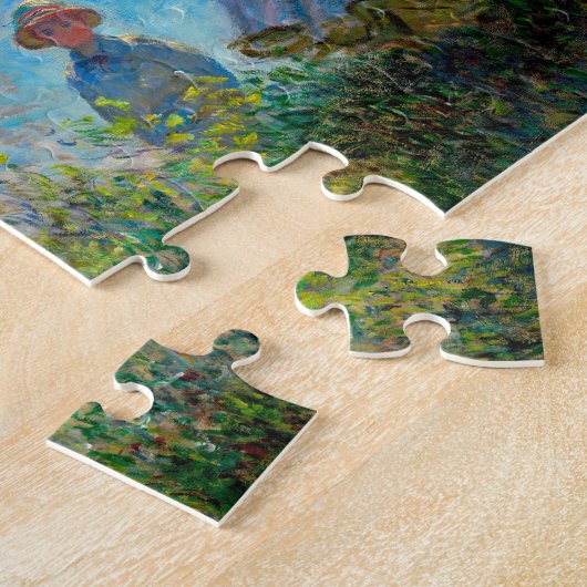 Monet Woman Parasol Impressionismus Puzzle (Seite)
