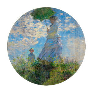 Monet Woman Parasol Impressionismus Schneidebrett