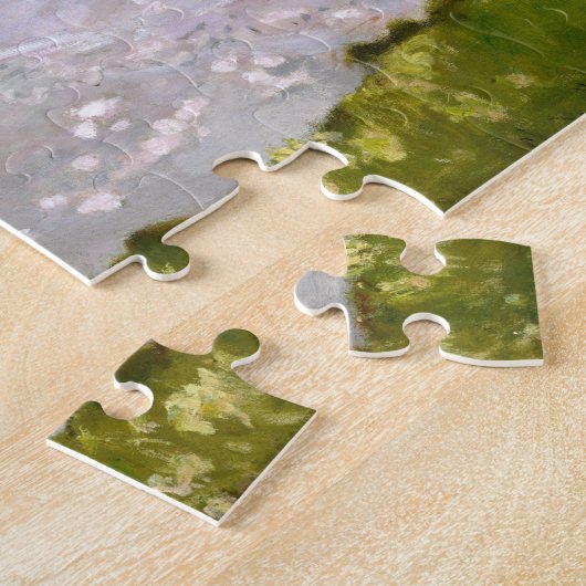 Monet Woman Reading (Springtime) Kunst, Dichtung u Puzzle (Seite)