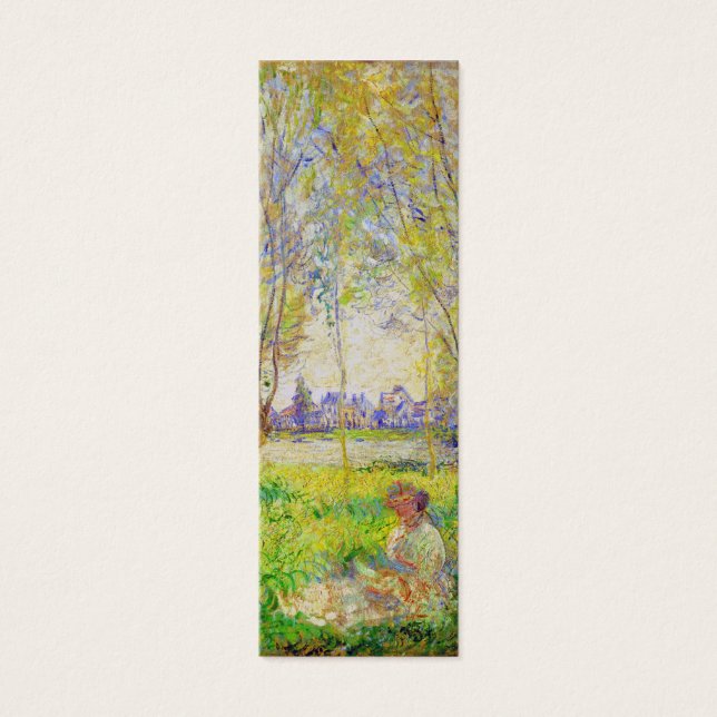 Monet Woman sitzt unter der willows Fine Art (Vorderseite)
