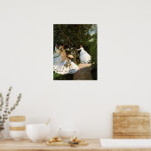 Monet Women in Garden Poster (Küche)