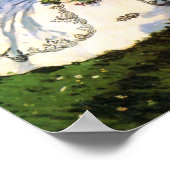 Monet Women in Garden Poster (Ecke)