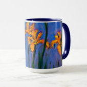 Monet-Yellow Irises Tasse (VorderseiteRechts)