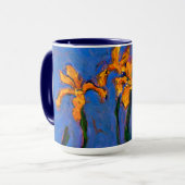 Monet-Yellow Irises Tasse (Vorderseite Links)