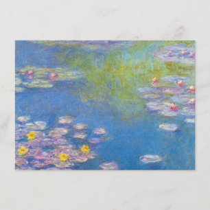 Monet Yellow Water Lilies Einladungen