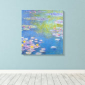 Monet Yellow Water Lilies Leinwanddruck (Insitu (Holzboden))