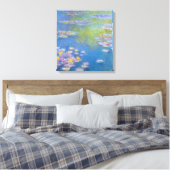 Monet Yellow Water Lilies Leinwanddruck (Insitu (Schlafzimmer))