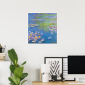 Monet Yellow Water Lilies Poster (Heimbüro)