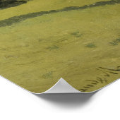 Monet - Zug auf dem Lande Poster (Ecke)