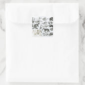 Monetremata, Edentata Quadratischer Aufkleber (Tasche)