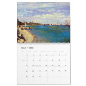 Monets Beaches 2022 Art Kalender (Mär 2026)