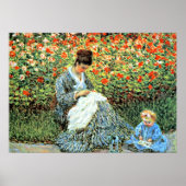 Monets berühmtes Gemälde: Camille Monet und Child Poster (Vorne)