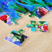 Monets berühmtes Gemälde, Water Lilies (Makroansic Puzzle (Seite)