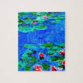 Monets berühmtes Gemälde, Water Lilies (Makroansic Puzzle (Vertikal)