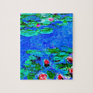 Monets berühmtes Gemälde, Water Lilies (Makroansic Puzzle