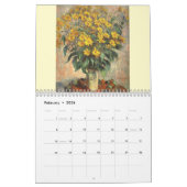 Monets Blume Art Calendar (8,5" x 11") Kalender (Feb 2026)