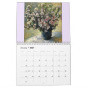 Monets Blume Art Calendar (8,5" x 11") Kalender (Jan 2027)