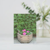 Monets Blume Postkarte (Stehend Vorderseite)