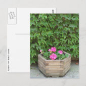 Monets Blume Postkarte (Vorne/Hinten)