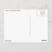 Monets Blume Postkarte (Rückseite)