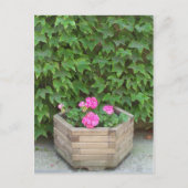 Monets Blume Postkarte (Vorderseite)