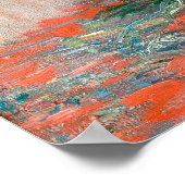 Monets Bouquet der Sonnenblumen Poster (Ecke)