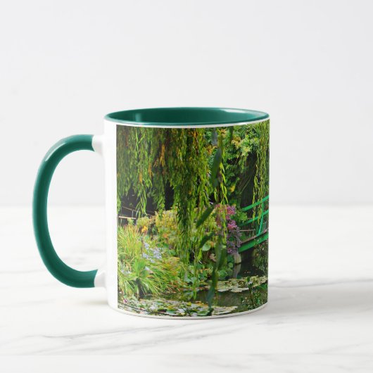 Monet's bridge, Monet's Garden, Green, Giverny Tasse (Links)