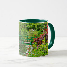Monet's bridge, Monet's Garden, Green, Giverny Tasse