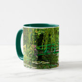 Monet's bridge, Monet's Garden, Green, Giverny Tasse (Vorderseite Links)