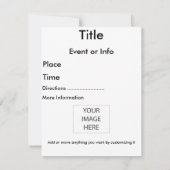 Monets "Bridge Over a Pond of Water Lilies" 1899 Einladung (Rückseite)