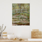 Monets "Bridge Over a Pond of Water Lilies" 1899 Poster (Küche)