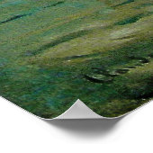 Monets Eindruck Sonnenaufgang (Soleil Levant) - 18 Poster (Ecke)