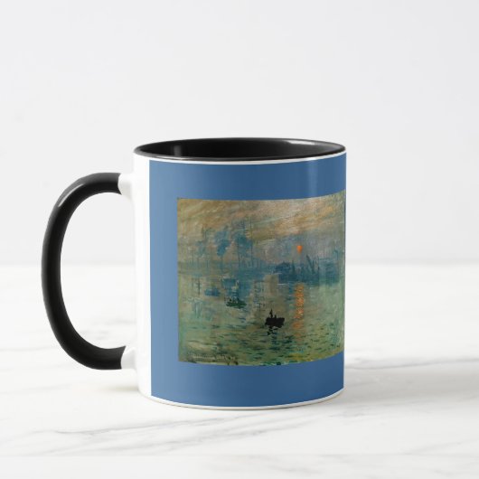 Monets Eindruck Sonnenaufgang (Soleil Levant) - 18 Tasse (Links)