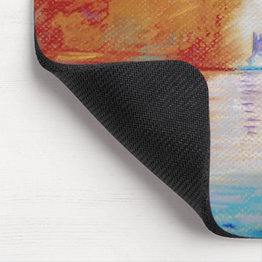 Monets Fluss Mousepad (Ecke)