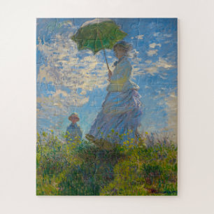 Monets Frau mit dem Parasol Puzzle