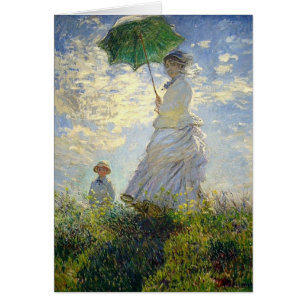 Monet's Frau mit einem Sonnenschirm (Der Spazierga