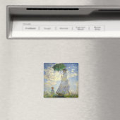 Monet's Frau mit einem Sonnenschirm (Der Spazierga Magnet (In Situ (Geschirrspüler))