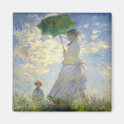 Monet's Frau mit einem Sonnenschirm (Der Spazierga Magnet (Vorne)