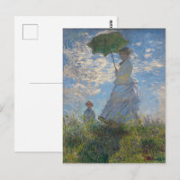Monets Frau mit Sonnenschirm, beeindruckende Lands
