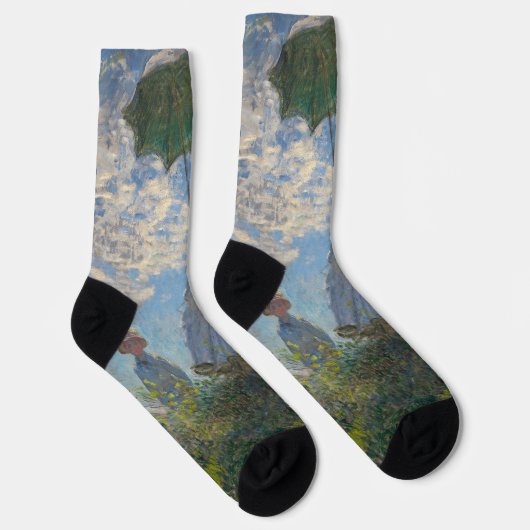 Monets Frau mit Sonnenschirm, beeindruckende Lands Socken (Rechts)